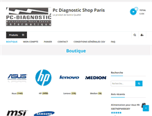 Tablet Screenshot of diagnosticpc.com